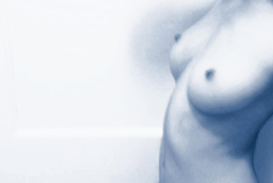 Nude Woman In Doorway Photograph
