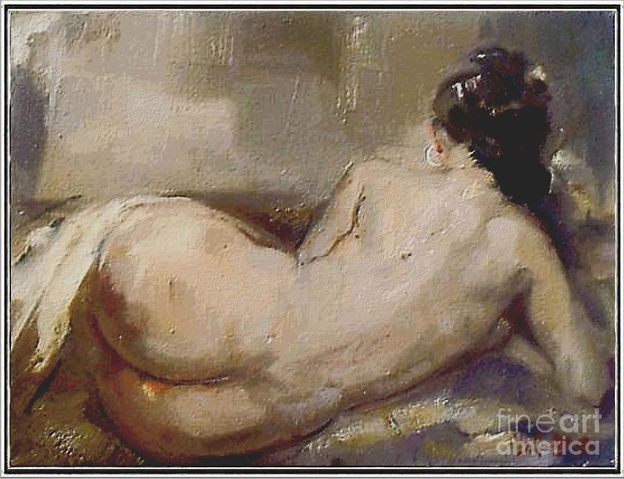Impressionism Painting - nude woman NW1 by Danilo