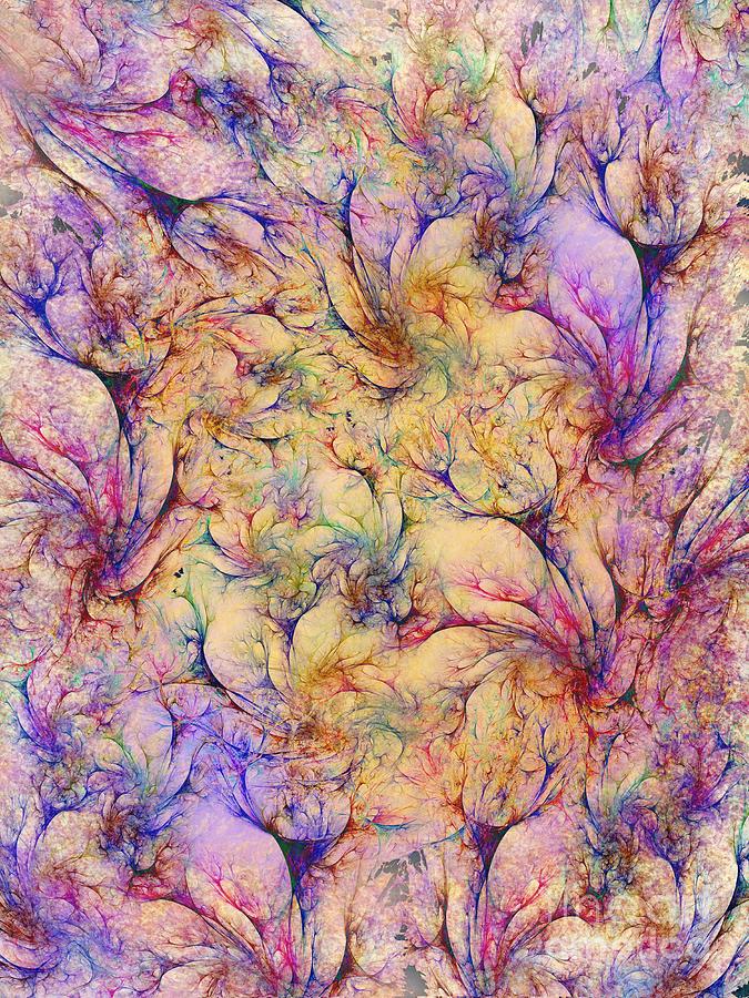 Nudes in Flowers Digital Art by Klara Acel