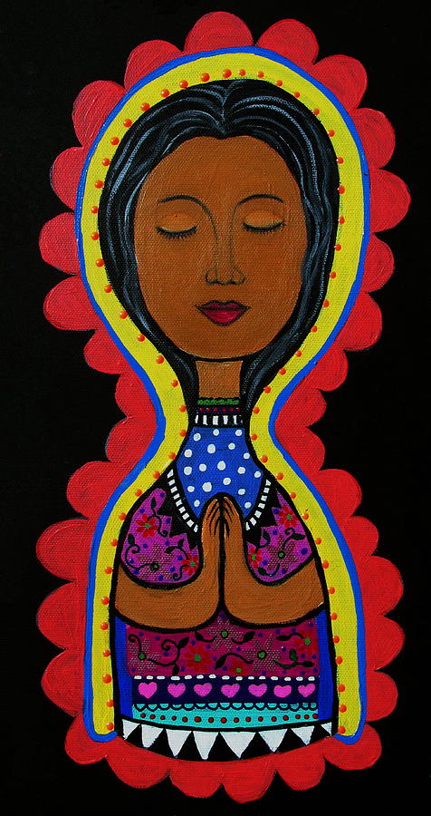 Nuestra Senora De Guadalupe Le Painting by Pristine Cartera Turkus