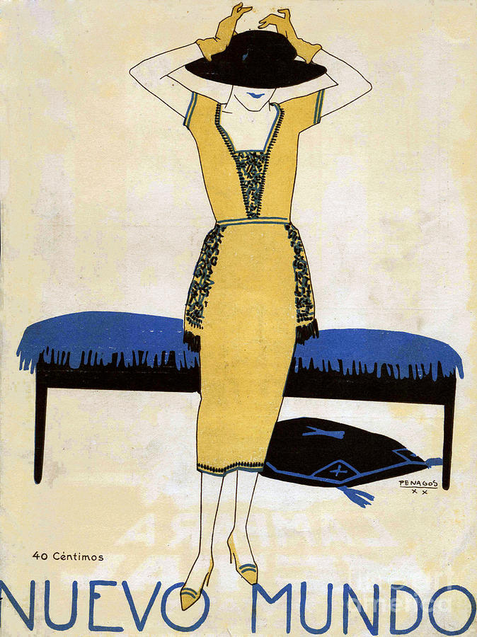 1920s Drawing - Nuevo Mundo  1920 1920s Spain Cc Womens by The Advertising Archives