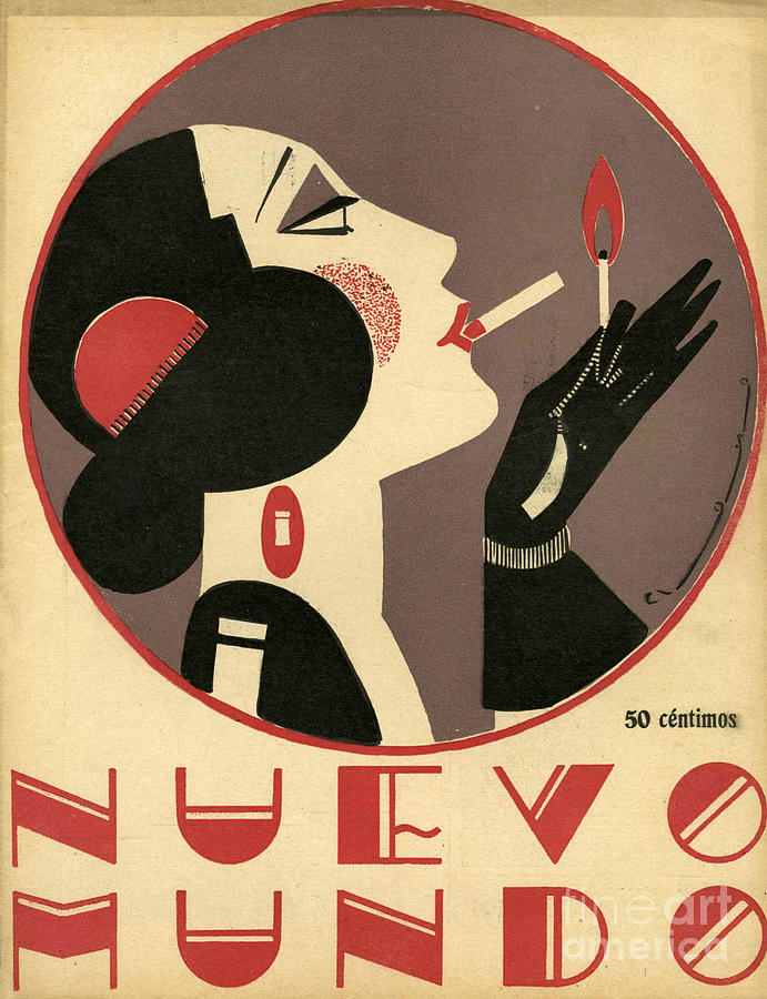 1920s Drawing - Nuevo Mundo 1923 1920s Spain Cc by The Advertising Archives