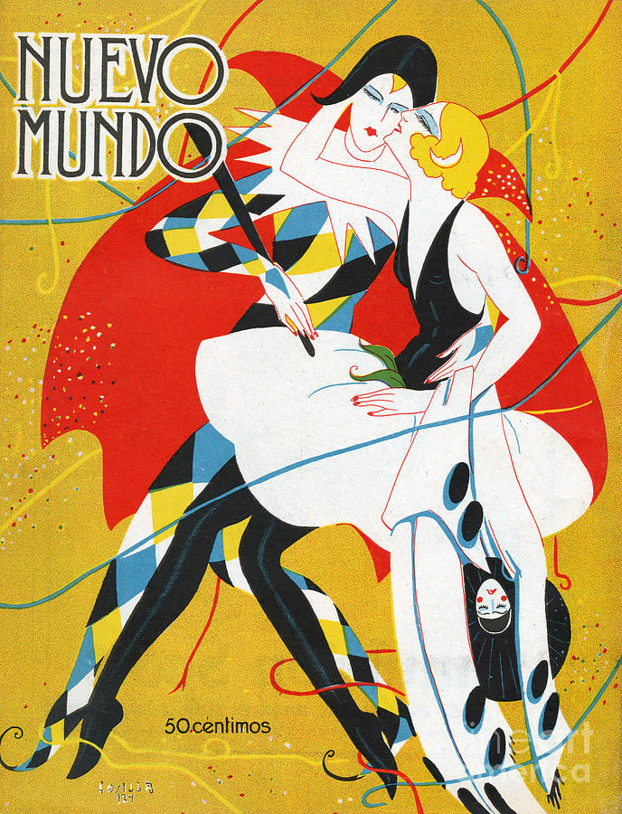 1920s Drawing - Nuevo Mundo 1927 1920s Spain Cc by The Advertising Archives
