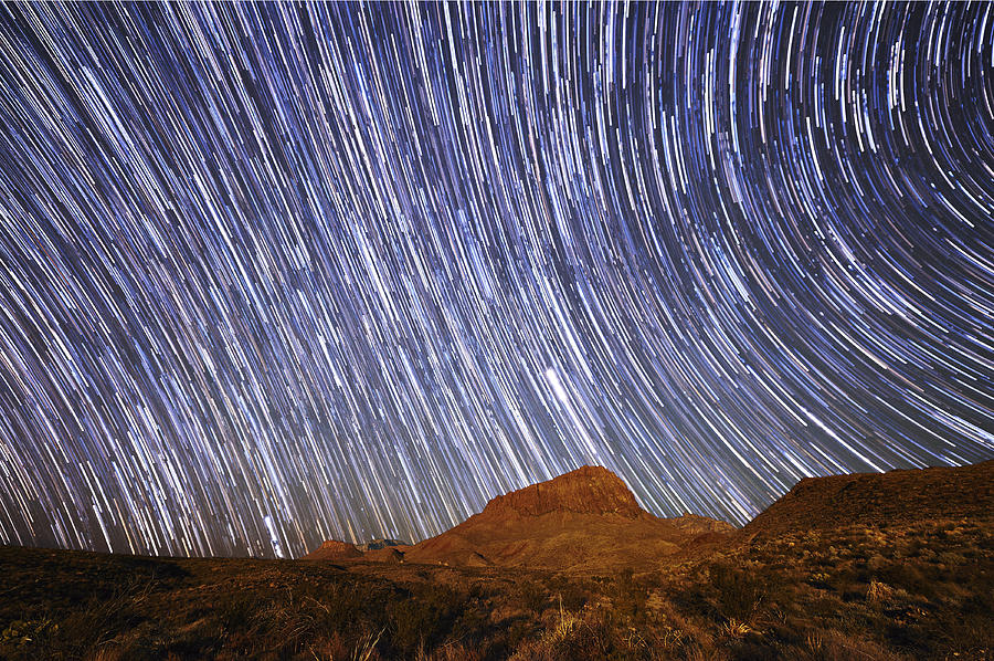 Nugent Mountain Startrail Photograph by Andrew Fritz - Pixels