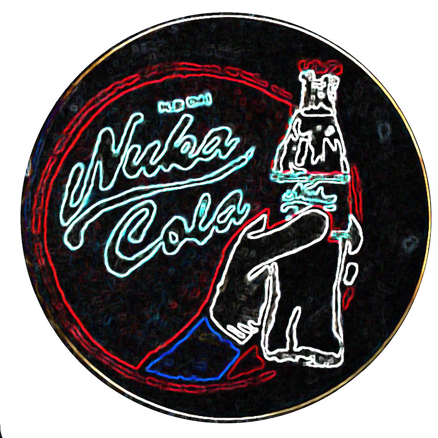 Nuka Cola Painting - Nuka Cola Neon by Jezebel X
