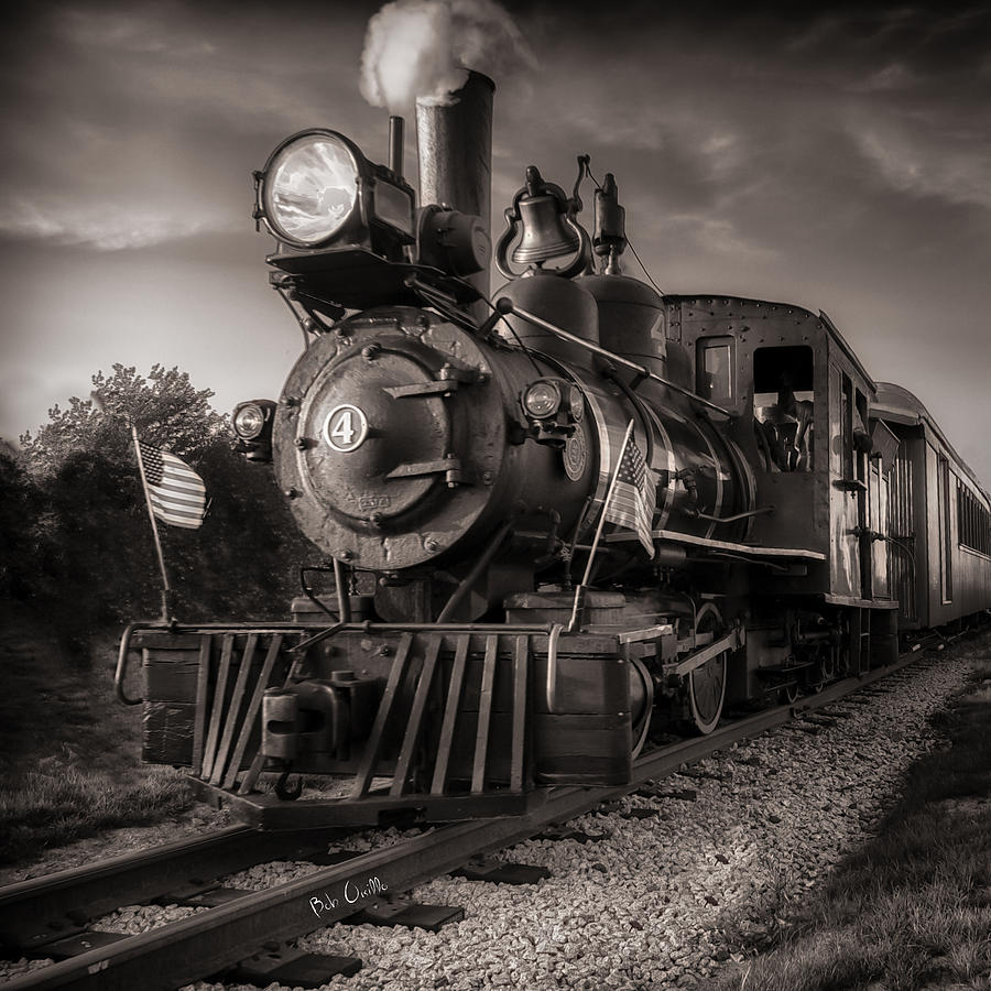 Number 4 Narrow Gauge Railroad Photograph by Bob Orsillo