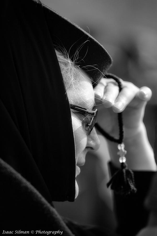 Nun's Prayer Photograph by Isaac Silman