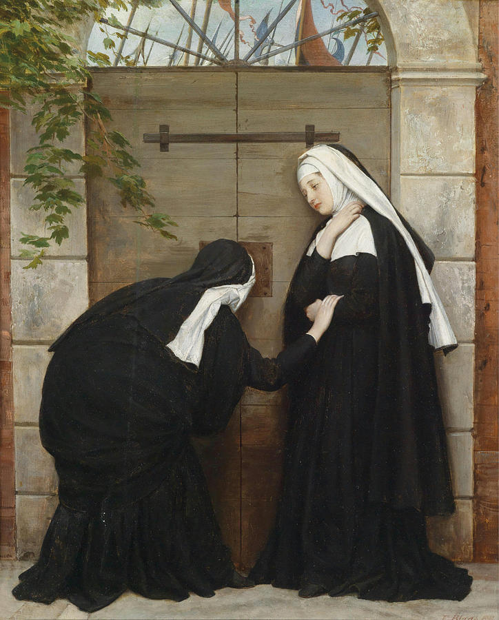Nuns Under Threat Painting by MotionAge Designs