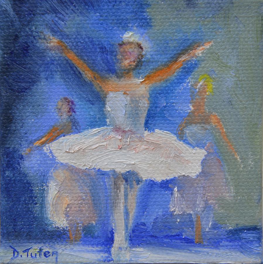 Nutcracker Ballet Painting by Donna Tuten