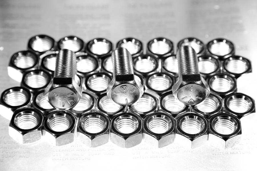 Nuts and Bolts Photograph by David Andersen
