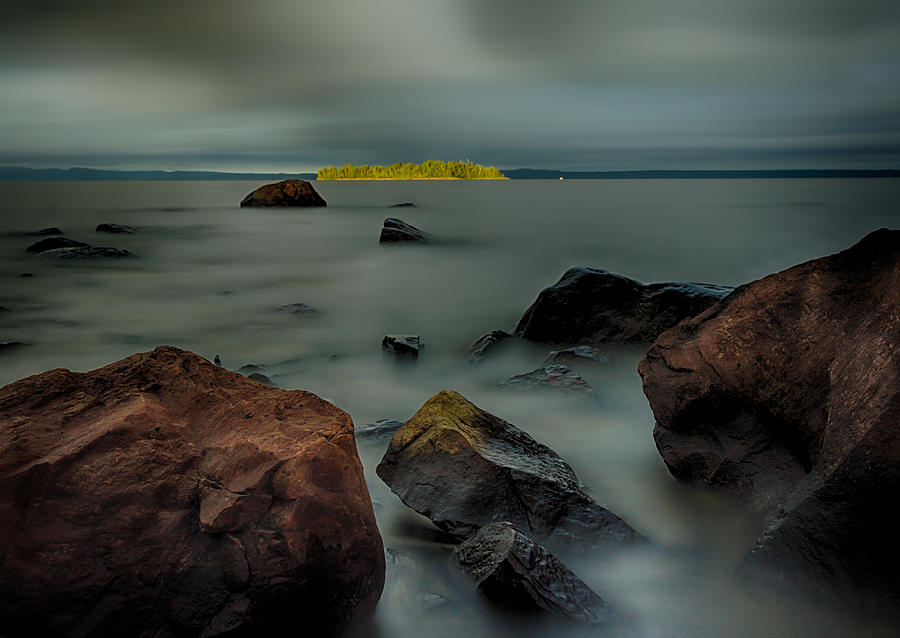 Nuttall Island Last Sunlight Photograph by Jakub Sisak