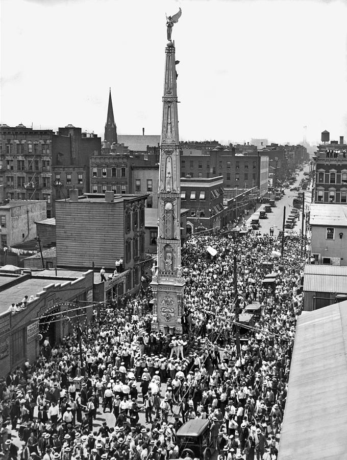 New York City Photograph - NY Celebration Of St. Paulino  by Underwood Archives