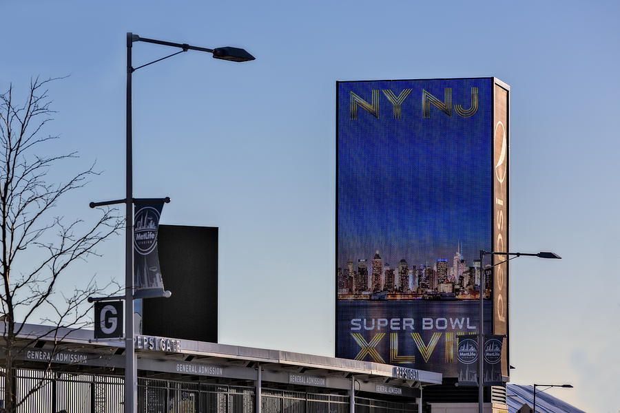 NY NJ Super Bowl XLVIII Photograph by Susan Candelario