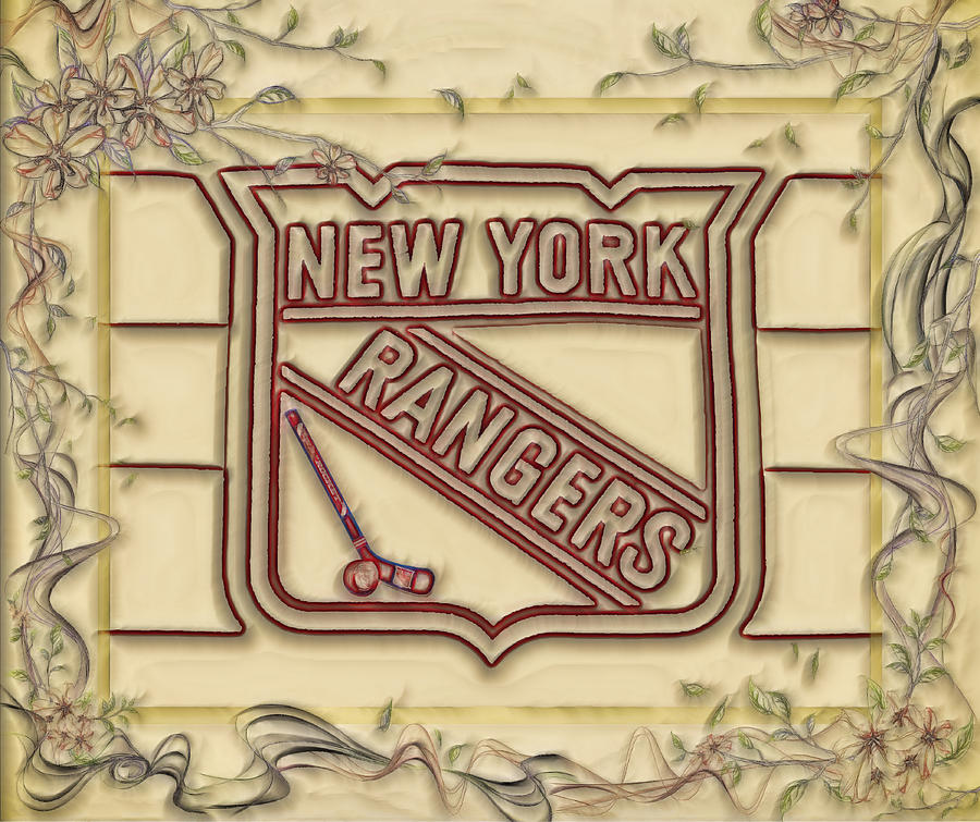 NY Rangers-1 Digital Art by Nina Bradica