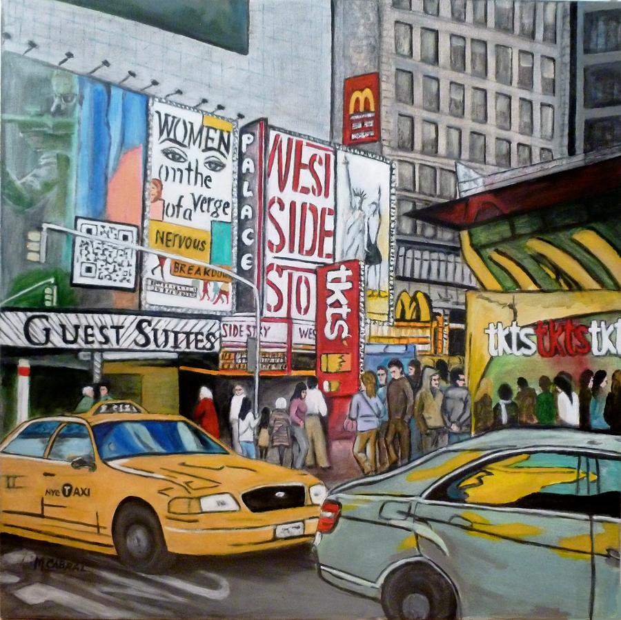 New York City Painting - Ny The Big Apple by Maggie  Cabral