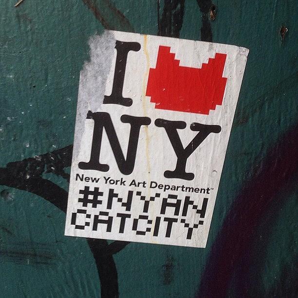 New York City Photograph - Nyan.#nyc #nofilter #grafitti by Shane Roberts
