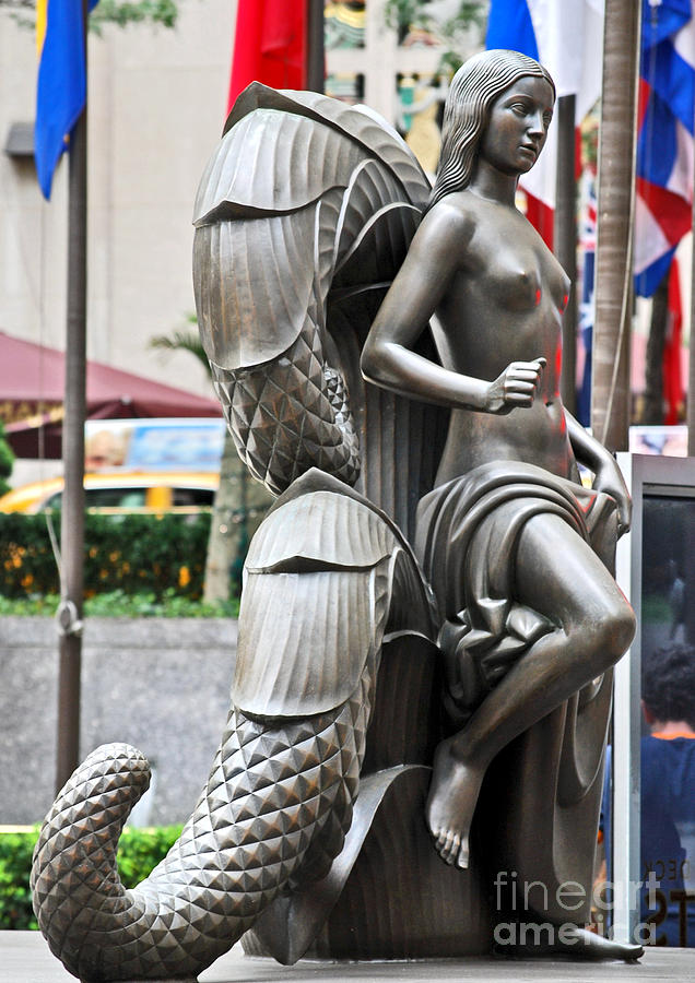NYC - Manhattan - Rockefeller Center - First human Maiden made f Photograph by Carlos Alkmin