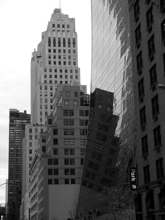 Architecture Photograph - NYC - Reflections on the Architecture by Richard Reeve