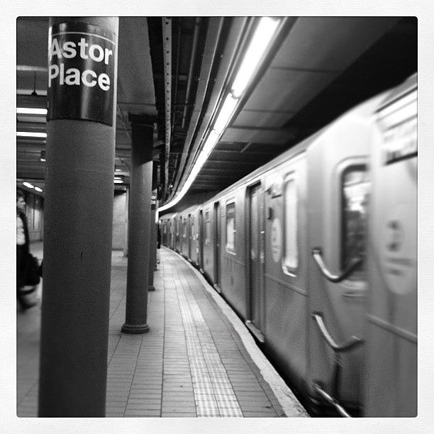 New York City Photograph - #nyc #astorplace #6train by Mini Montoya