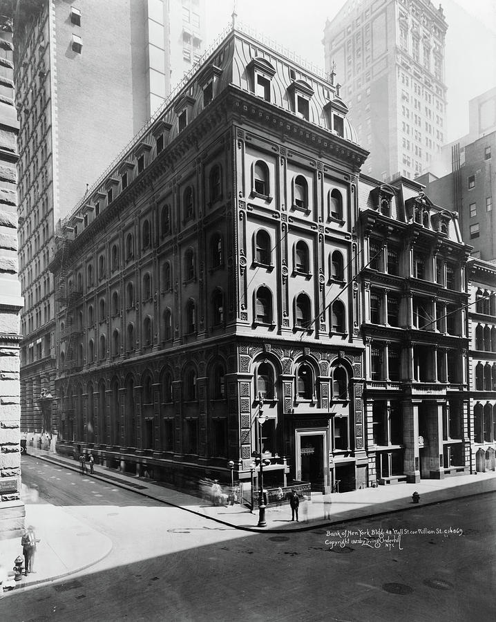 Nyc Bank Of New York Photograph By Granger   Nyc Bank Of New York Granger 