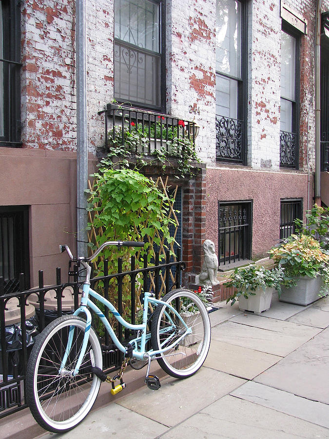 New York City Bicycle Painting by Melinda Saminski
