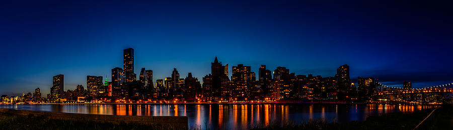 Nyc Blue Hour Photograph