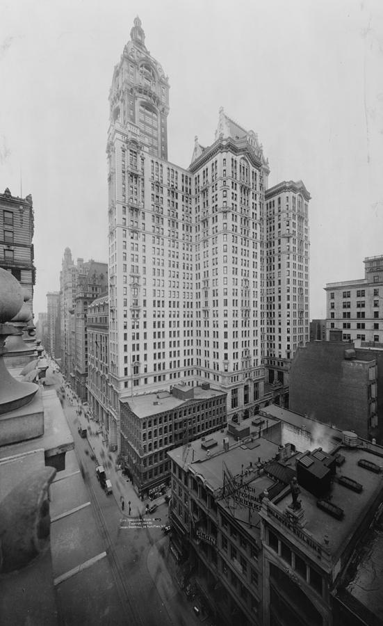 Nyc, City Investing Building, 1909 Photograph by Science Source - Fine ...