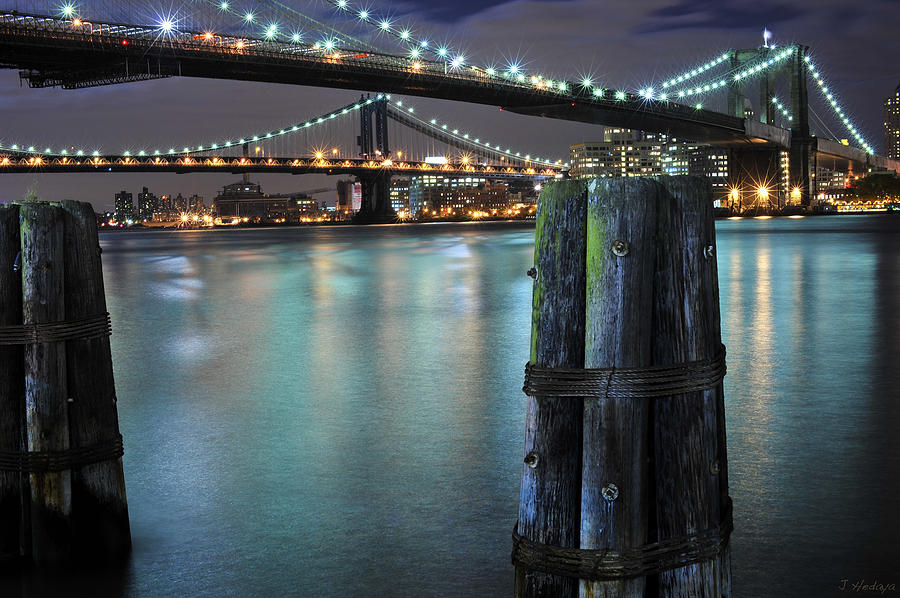 Nyc East River Bridges 2 Photograph by Joseph Hedaya