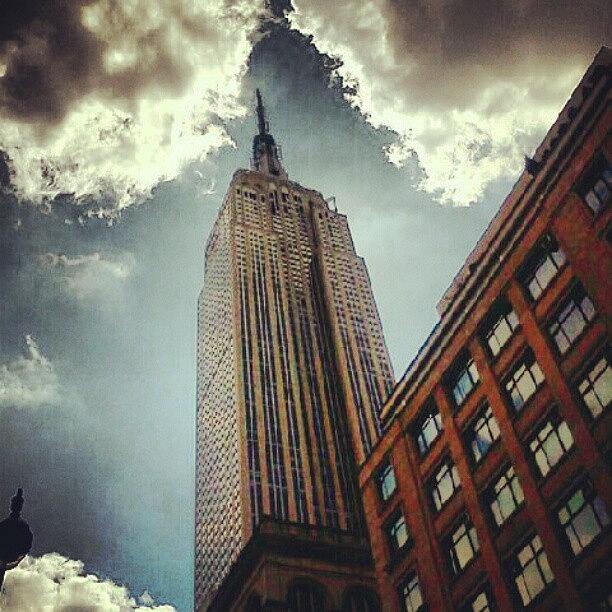 New York City Photograph - #nyc #empirestatebuilding by Christopher Adamo-Rocco