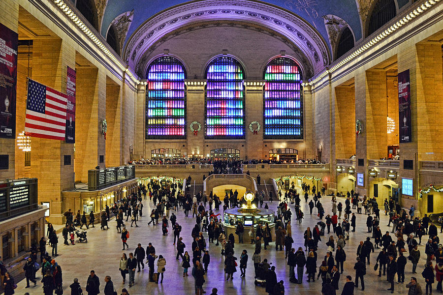 New York Grand Central Holiday Photograph by Jeffrey Friedkin