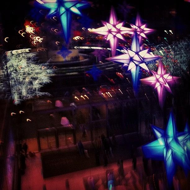 Tree Photograph - #nyc #merry #christmas #stars #lights by Shawn Who