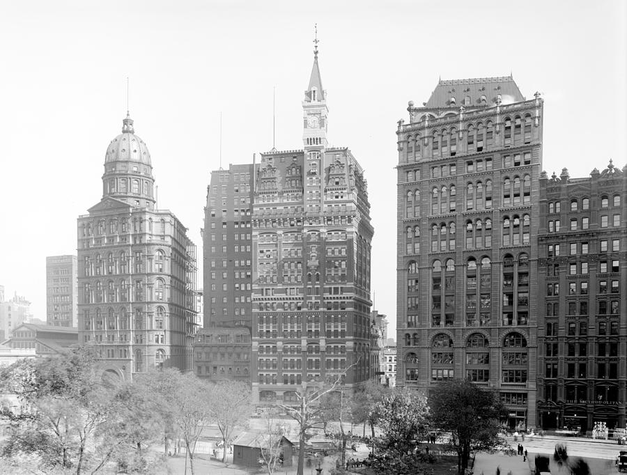 Nyc, Newspaper Row, 1900-10 Photograph by Science Source - Fine Art America