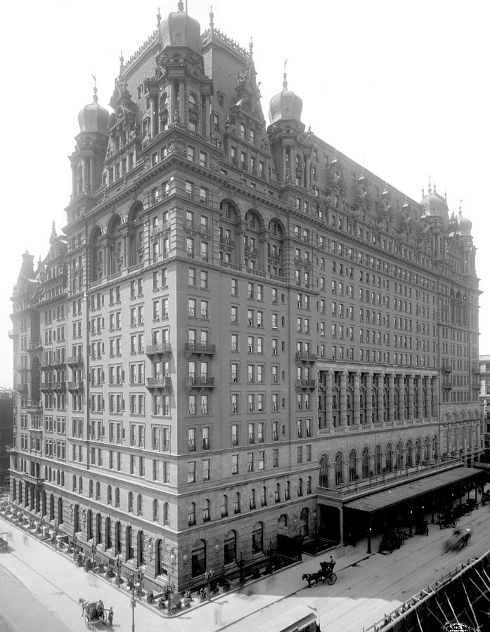 Nyc, Original Waldorf-astoria Hotel Photograph by Science Source