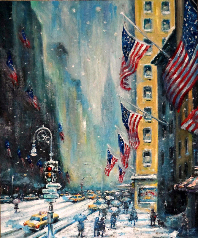 nyc Painting by Philip Corley