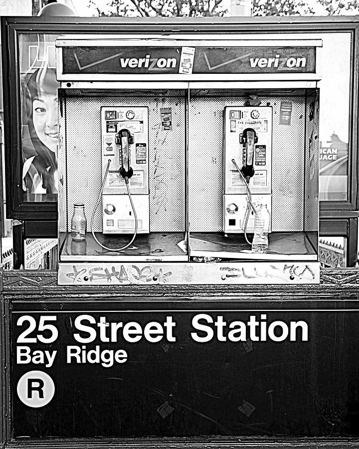 NYC Public Phones Photograph by Valentino Visentini