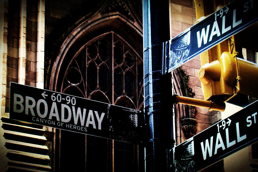 NYC Signs Photograph by Zinvolle Art