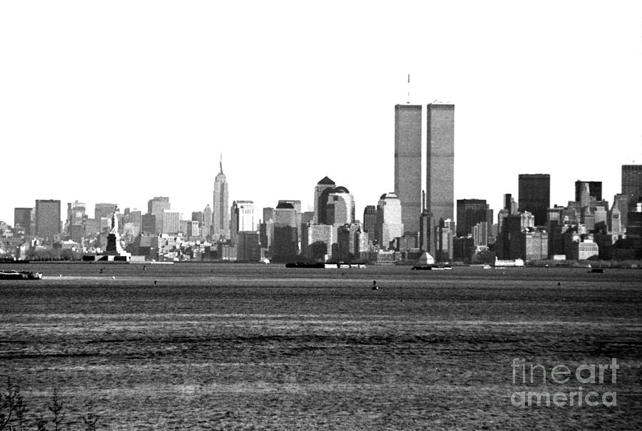 NYC Skyline 1990s Photograph by John Rizzuto