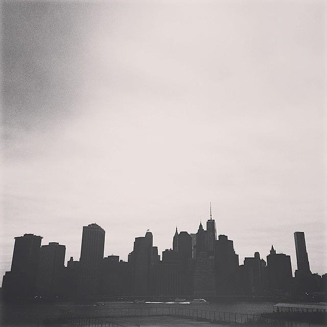 New York City Photograph - #nyc #skyline #black by Jessica Spring Harmston
