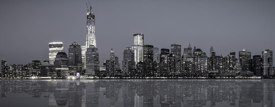 New York City Skyline Photograph - NYC Skyline by Eduard Moldoveanu