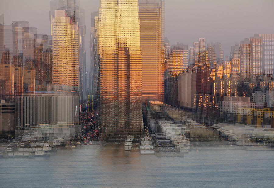 NYC Skyline Shapes Photograph by Susan Candelario