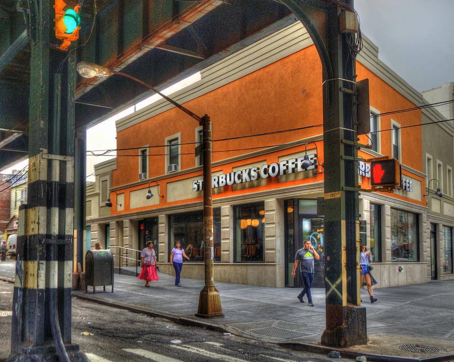 NYC Starbucks Photograph by Joann Vitali