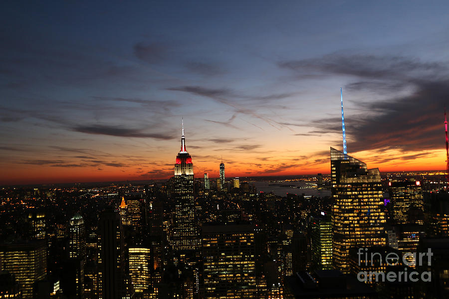 NYC Sunset Photograph by Steven Spak