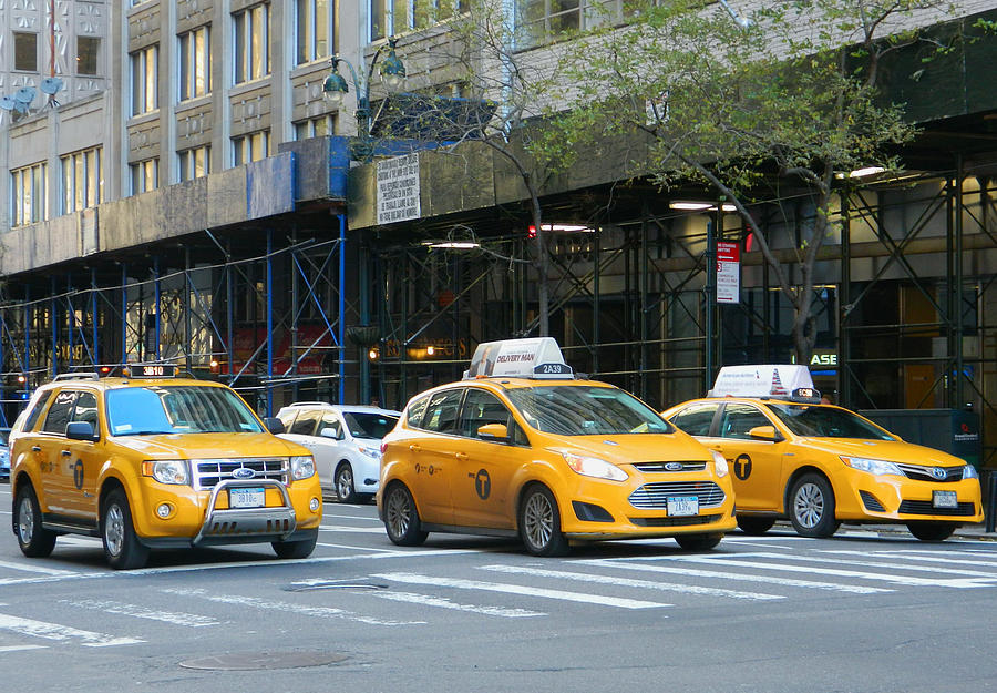 NYC Taxi Cabs Photograph by Emmy Marie  Vickers