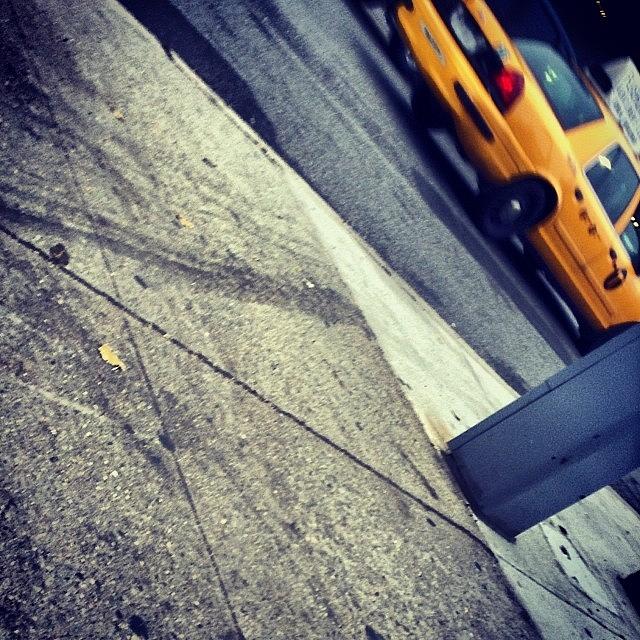 New York City Photograph - #nyc #taxi #concretejungle by Christopher Adamo-Rocco