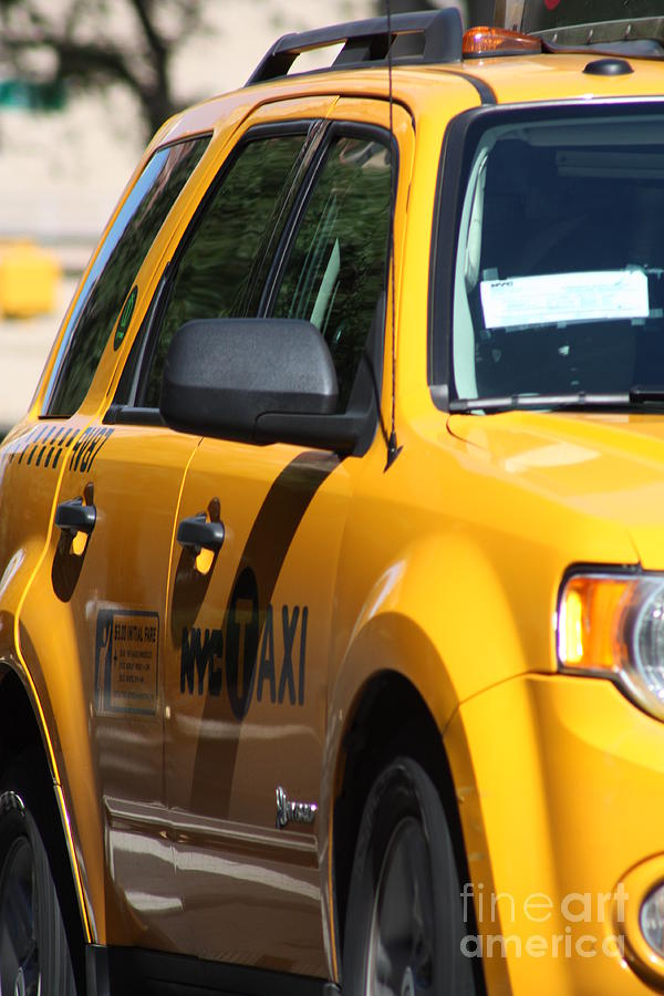 Nyc Taxi Photograph by Rogerio Mariani