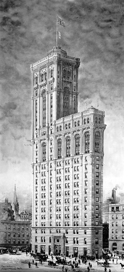 NYC, Times Building Design, 1903 Photograph by Science Source