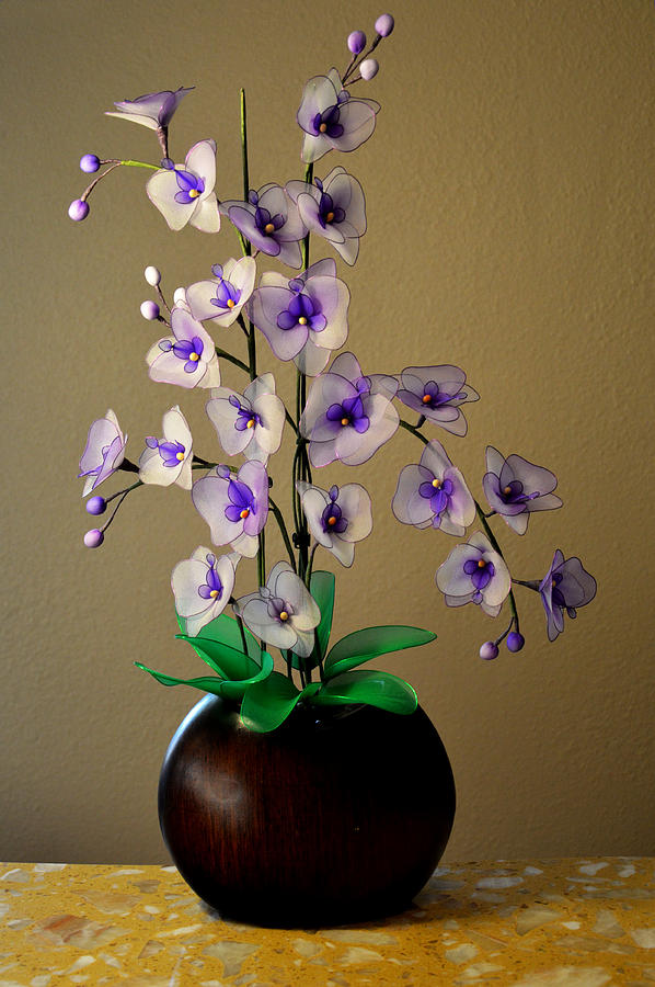 Nylon Stocking Orchid Photograph by Isabella Art Shop | Fine Art America