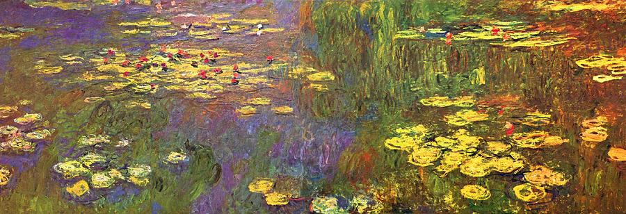 Claude Monet Painting - Nympheas Water Plants by Claude Monet