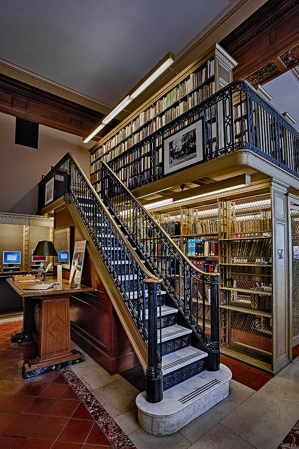 Book Photograph - NYPL Genealogy Room  by Susan Candelario