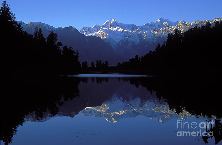 New Zealand Alps Photograph by Steven Ralser